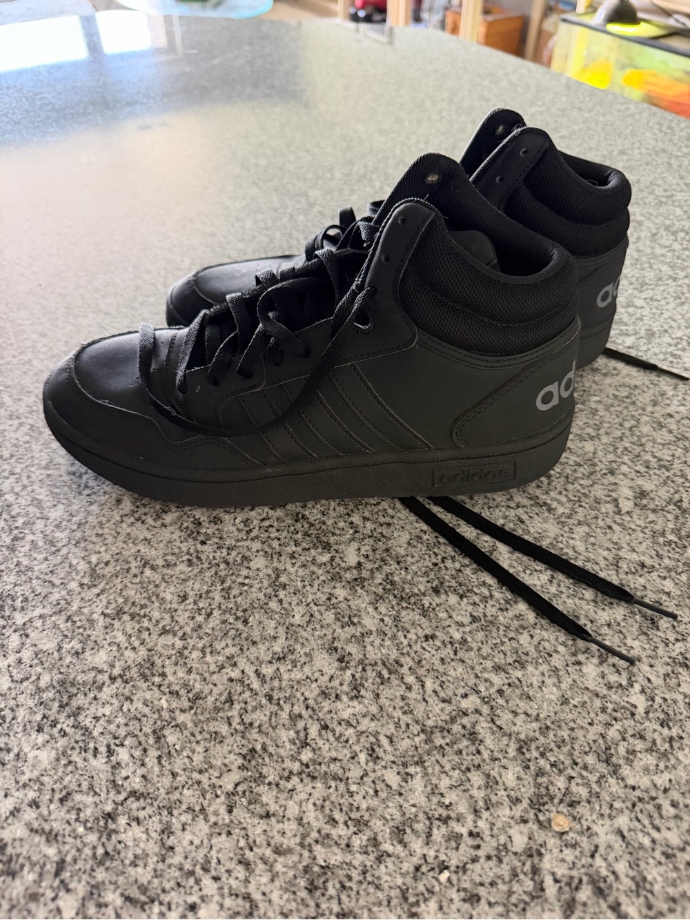 adidas Men's Black High-Top Athletic Sneakers